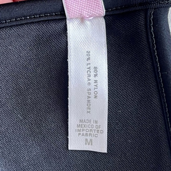 Victoria’s Secret Black String Bikini w/Edgy Lace-Up Details Top (M) Bottom (L) - Picture 10 of 10